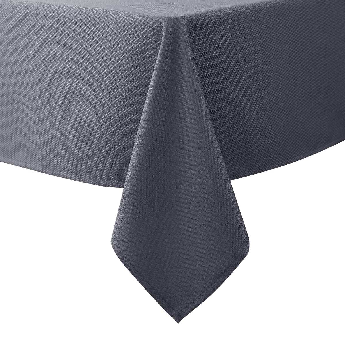 Textured Square Tablecloth-Fabric Spillproof Table Cloths-Natural 54x54"