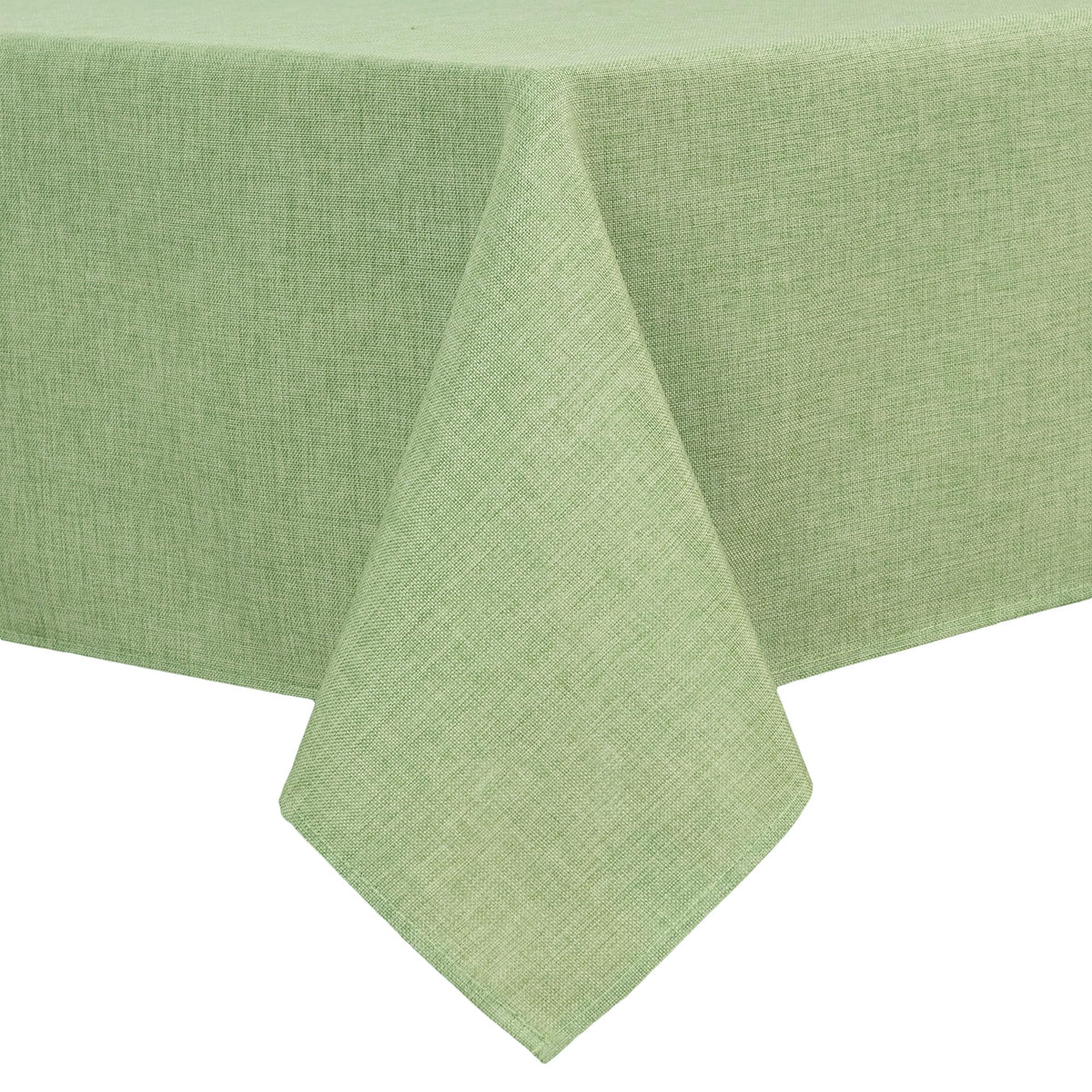 Hiasan Beige Faux Linen Rectangle Tablecloth 54 x 80 Inch for Dining Room