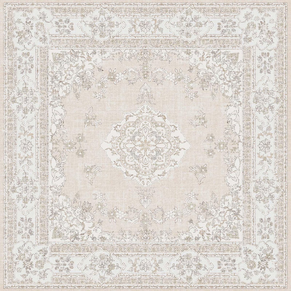 Soft Pink Rug for Girls Room: 5x8 Vintage Washable Carpet Bedroom Nursery