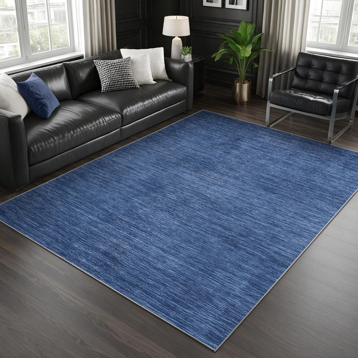 Valenrug Washable Rugs 5x7, Non Slip Large Area Rugs for Living Room, Beige