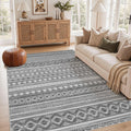 cotiled Boho 5x7 Area Rugs for Living Room: Soft Moroccan Washable Rug