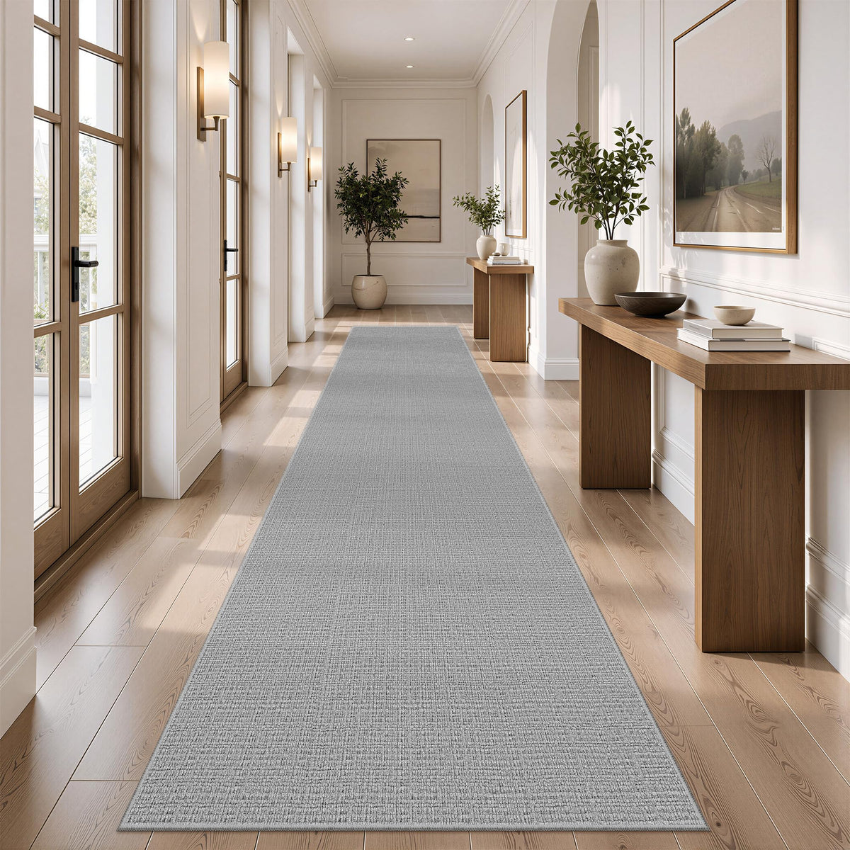 Valenrug Washable Rugs 5x7, Non Slip Large Area Rugs for Living Room, Beige