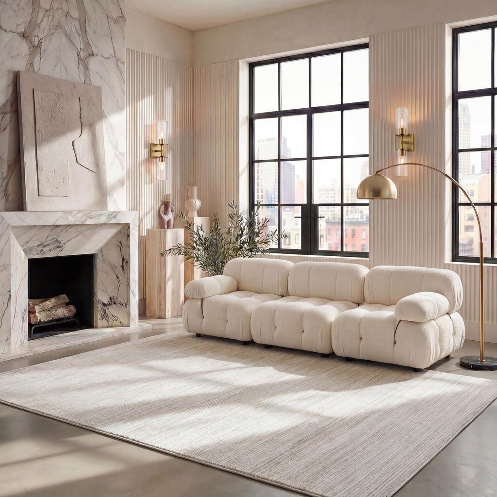 SAFAVIEH Vision Area Rug 8x10 Large, Modern Tonal Brown VSN606E