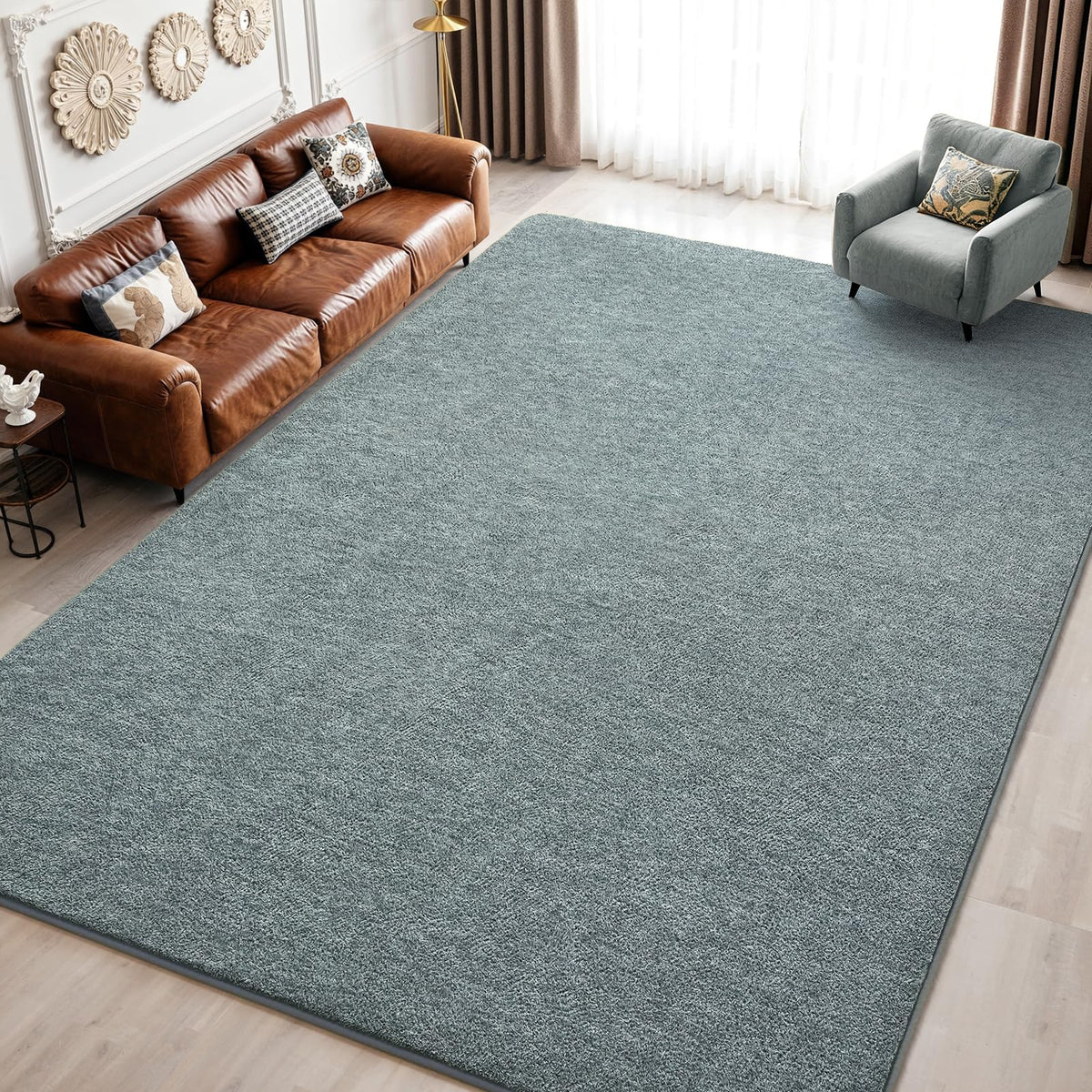 Keeko 4x6 Area Rugs for Living Room,Soft Washable Memory Foam Bedroom Rug