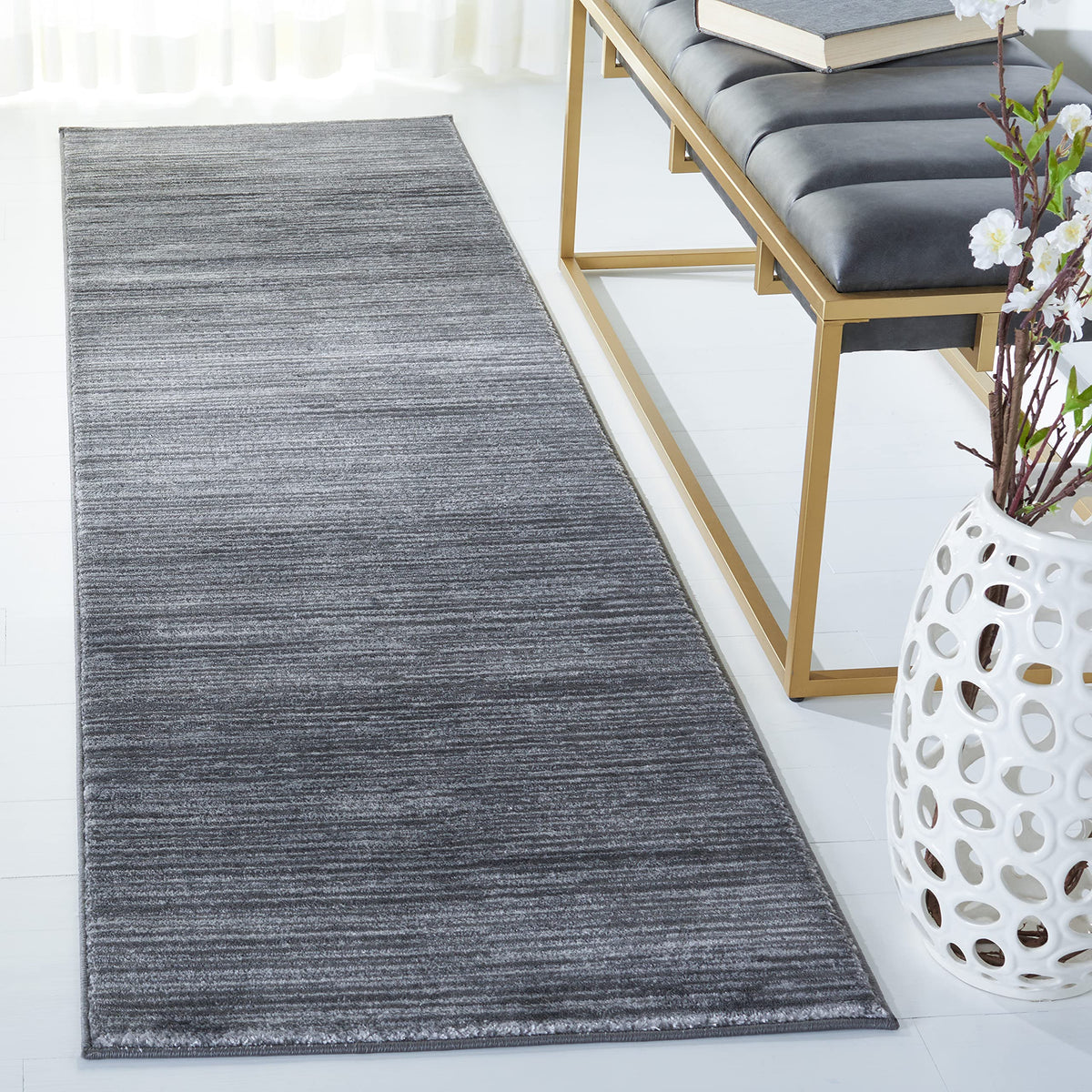 SAFAVIEH Vision Area Rug 8x10 Large, Modern Tonal Brown VSN606E
