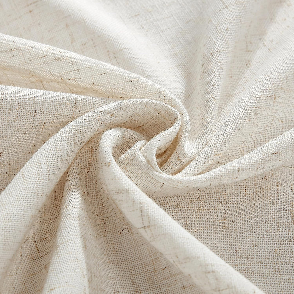 Laura Ashley Dothan Linen Blend Tablecloth, 60" x 84", Taupe