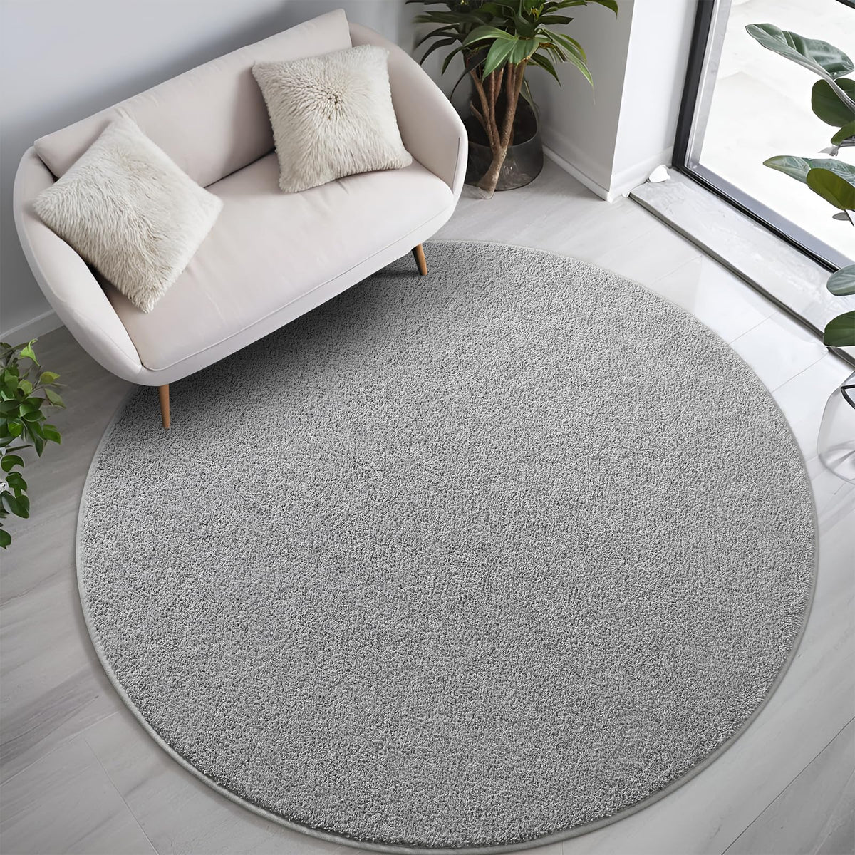 5x7 Black Area Rug Modern Aesthetic Minimalist