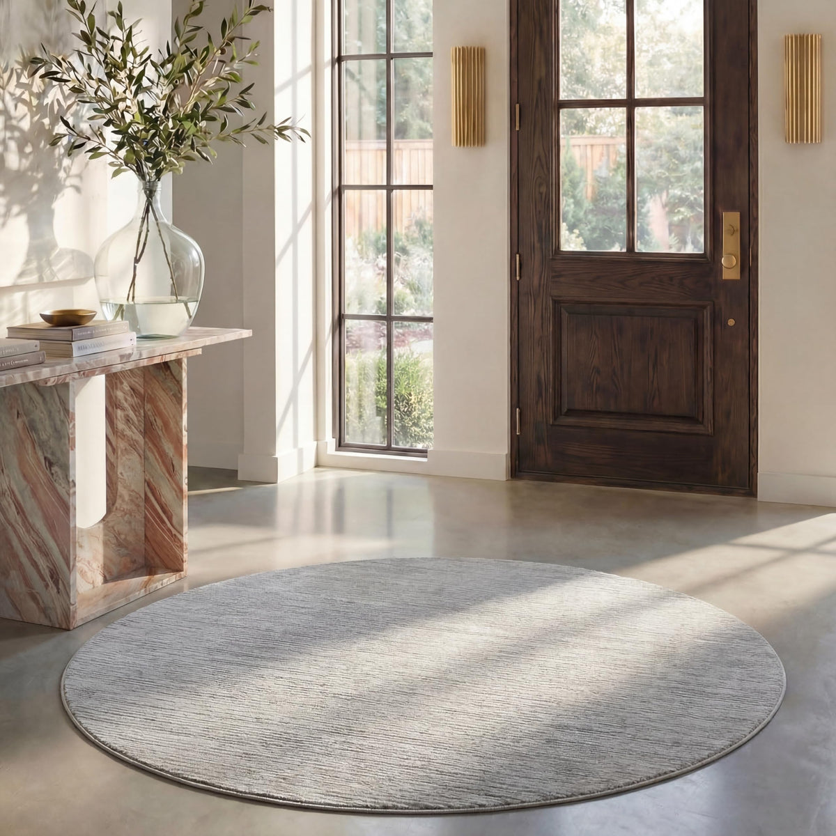 SAFAVIEH Vision Area Rug 8x10 Large, Modern Tonal Brown VSN606E