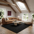 nuLOOM Rigo Natural Solid Flatweave Area Rug, 5' x 8'