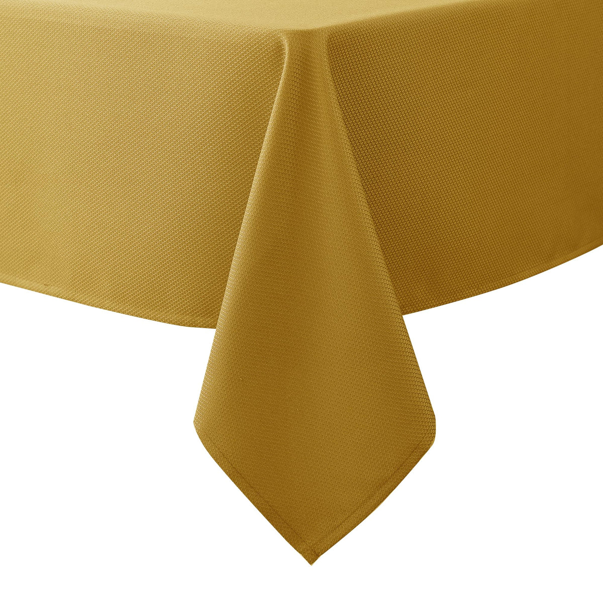 Textured Square Tablecloth-Fabric Spillproof Table Cloths-Natural 54x54"