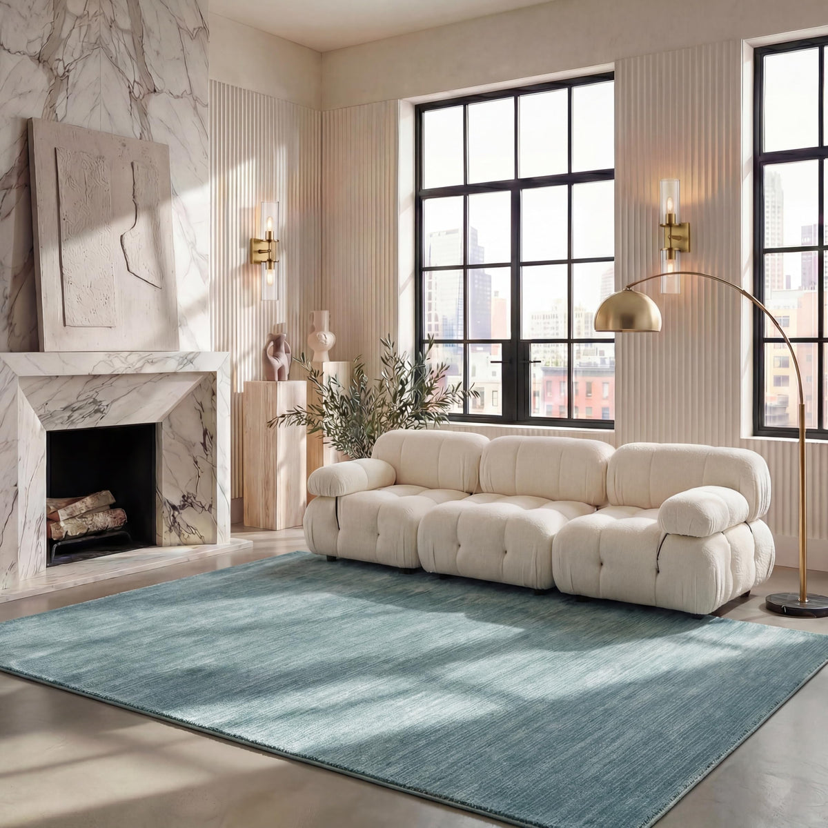 SAFAVIEH Vision Area Rug 8x10 Large, Modern Tonal Brown VSN606E