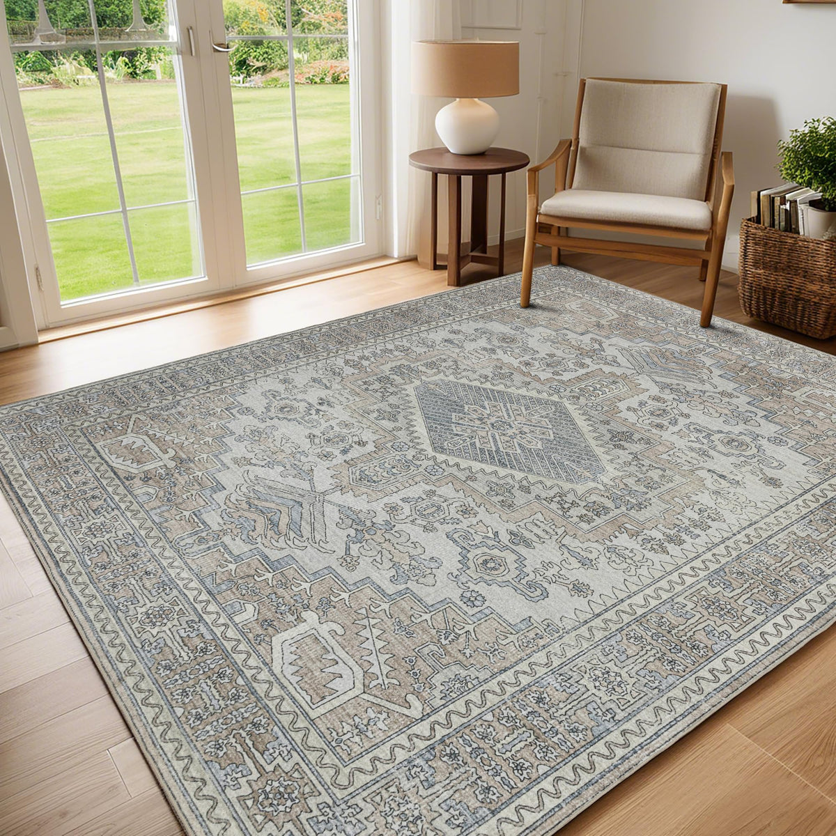 Washable Rugs 8x10 Area Rugs for Living Room,Bedroom,Dining Room,Nursery