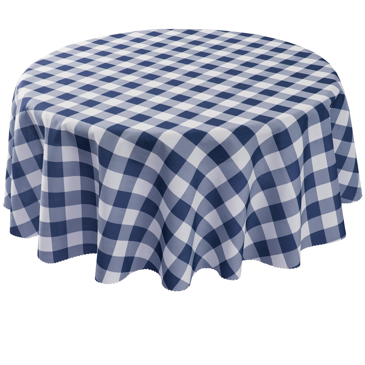 Waterproof Checkered Tablecloth Fabric - Rectangle 58x84 Inch Classic Gingham Buffalo Plaid Table Cloth for Indoor/Outdoor Use - Washable Table Cover for Kitchen, BBQs, and Parties