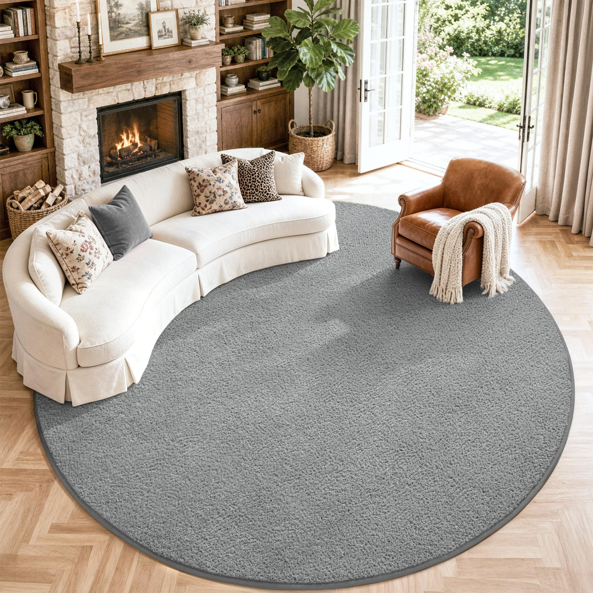 Keeko 4x6 Area Rugs for Living Room,Soft Washable Memory Foam Bedroom Rug