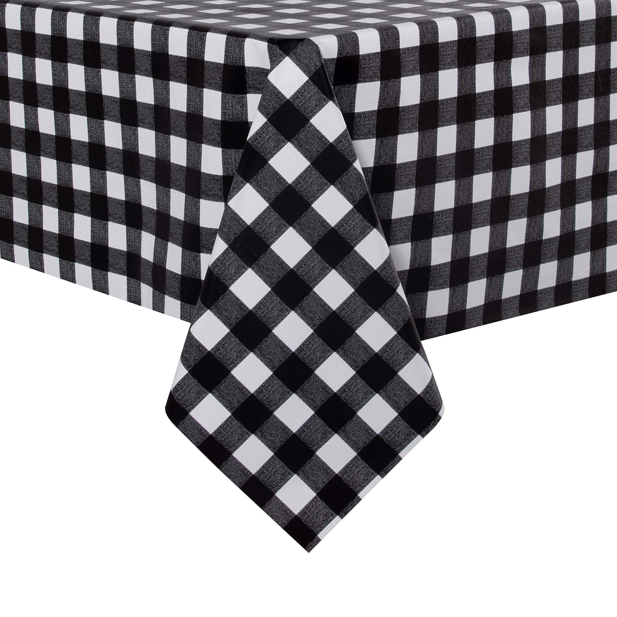 sancua Clear Plastic Table Cover Protector Waterproof Tablecloth 54x78 Inch