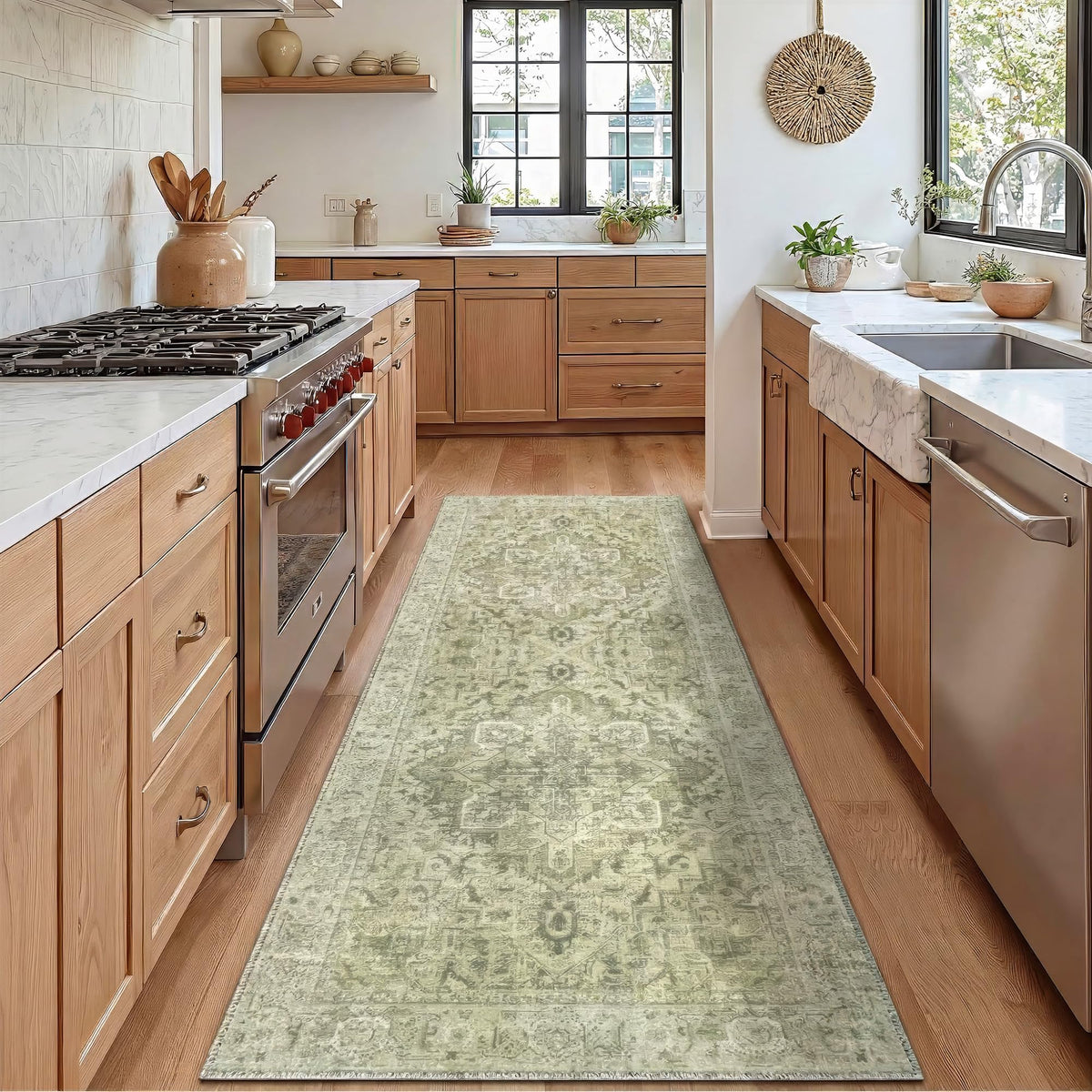 Homemate Washable Rug 8x10 Area Rugs - Vintage Rugs for Living Room