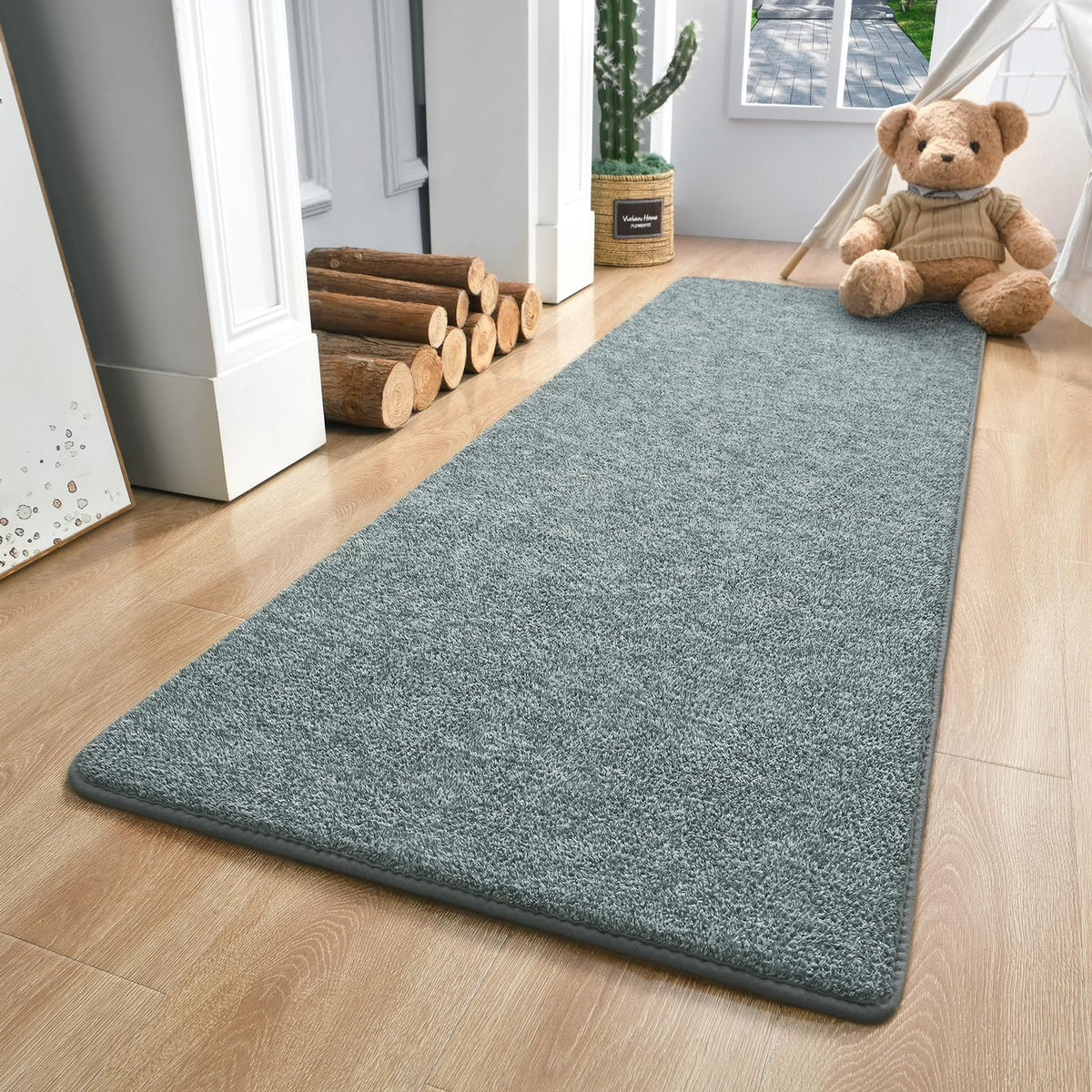 Keeko 4x6 Area Rugs for Living Room,Soft Washable Memory Foam Bedroom Rug