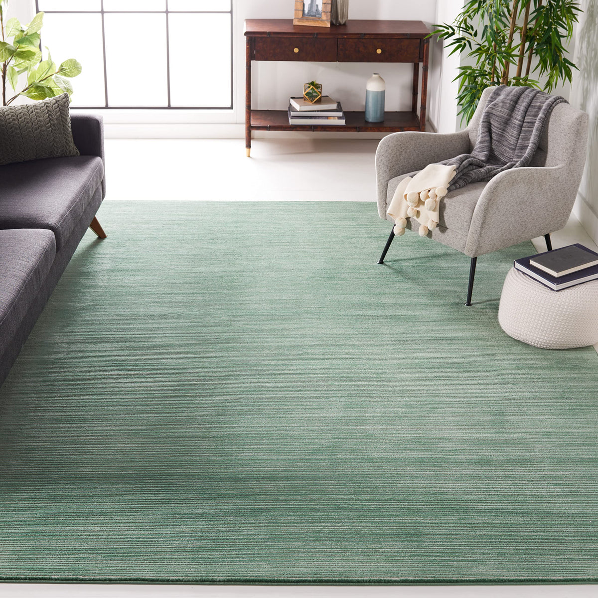 SAFAVIEH Vision Area Rug 8x10 Large, Modern Tonal Brown VSN606E