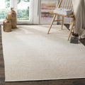 SAFAVIEH Montauk Collection Accent Rug - 4' x 6', Navy & Ivory, Handmade Cotton, Ideal for High Traffic Areas in Entryway, Living Room, Bedroom (MTK601C)