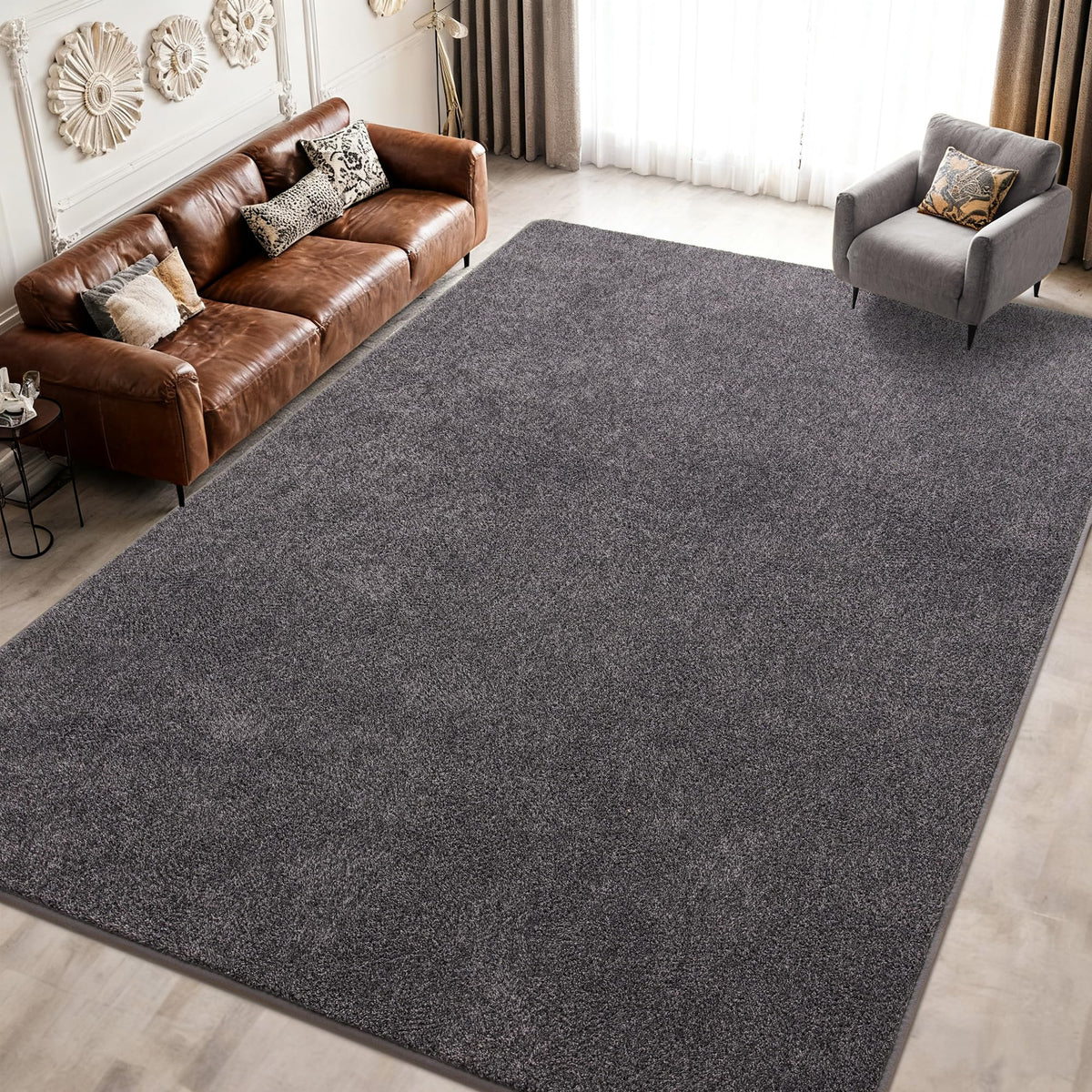 Keeko 4x6 Area Rugs for Living Room,Soft Washable Memory Foam Bedroom Rug
