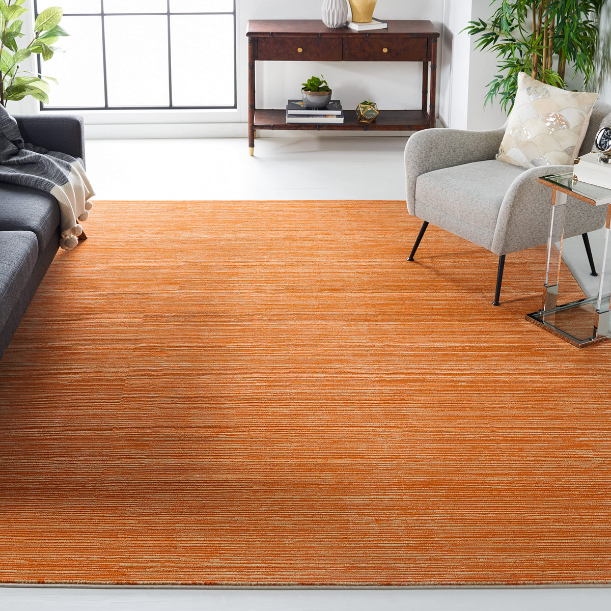 SAFAVIEH Vision Area Rug 8x10 Large, Modern Tonal Brown VSN606E