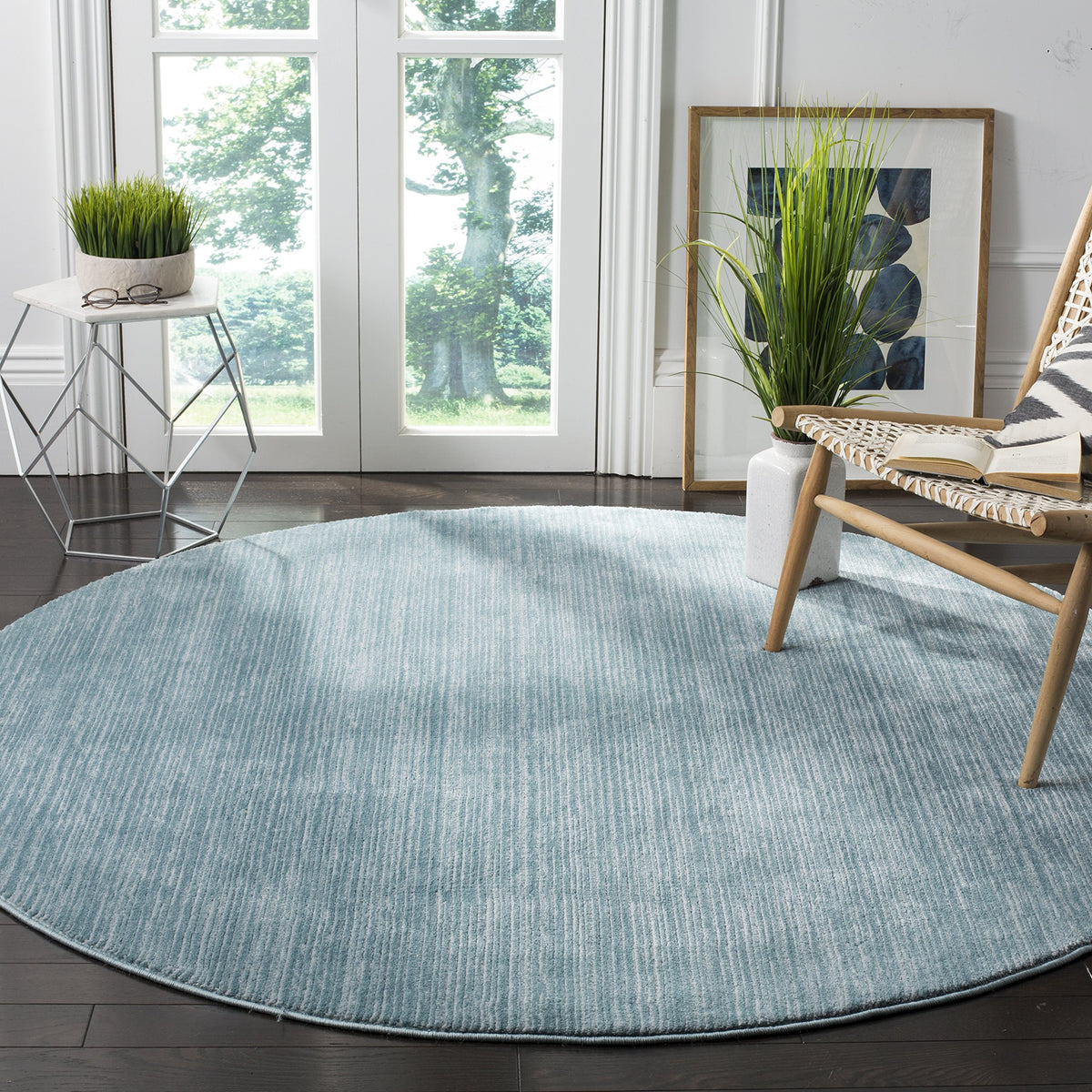SAFAVIEH Vision Area Rug 8x10 Large, Modern Tonal Brown VSN606E