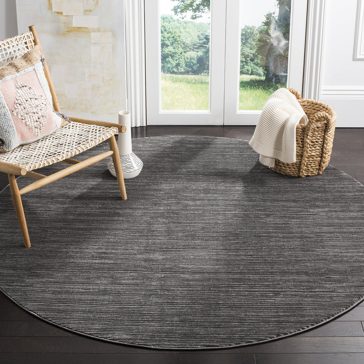 SAFAVIEH Vision Area Rug 8x10 Large, Modern Tonal Brown VSN606E