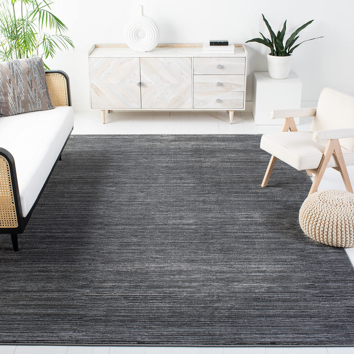 SAFAVIEH Vision Area Rug 8x10 Large, Modern Tonal Brown VSN606E