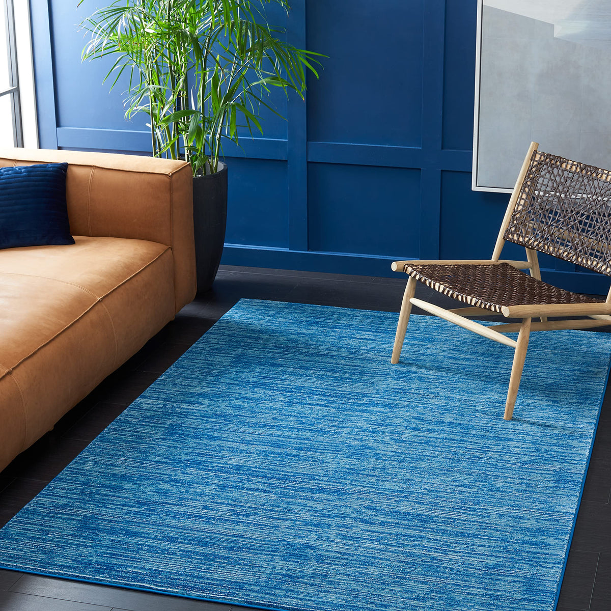SAFAVIEH Vision Area Rug 8x10 Large, Modern Tonal Brown VSN606E