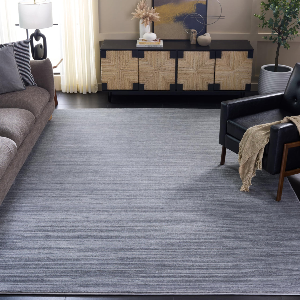 SAFAVIEH Vision Area Rug 8x10 Large, Modern Tonal Brown VSN606E