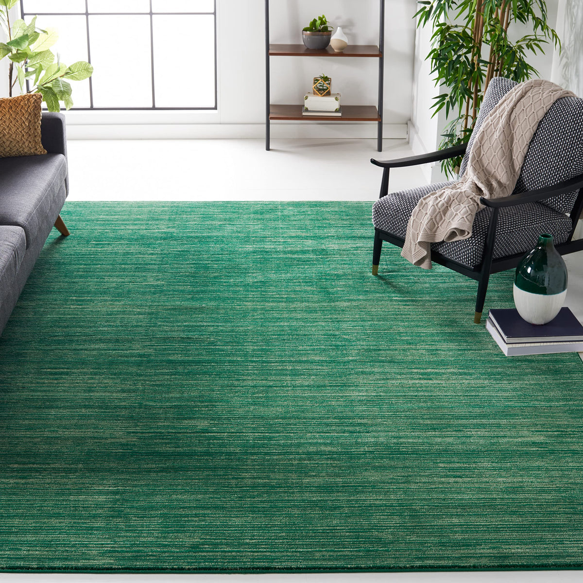 SAFAVIEH Vision Area Rug 8x10 Large, Modern Tonal Brown VSN606E
