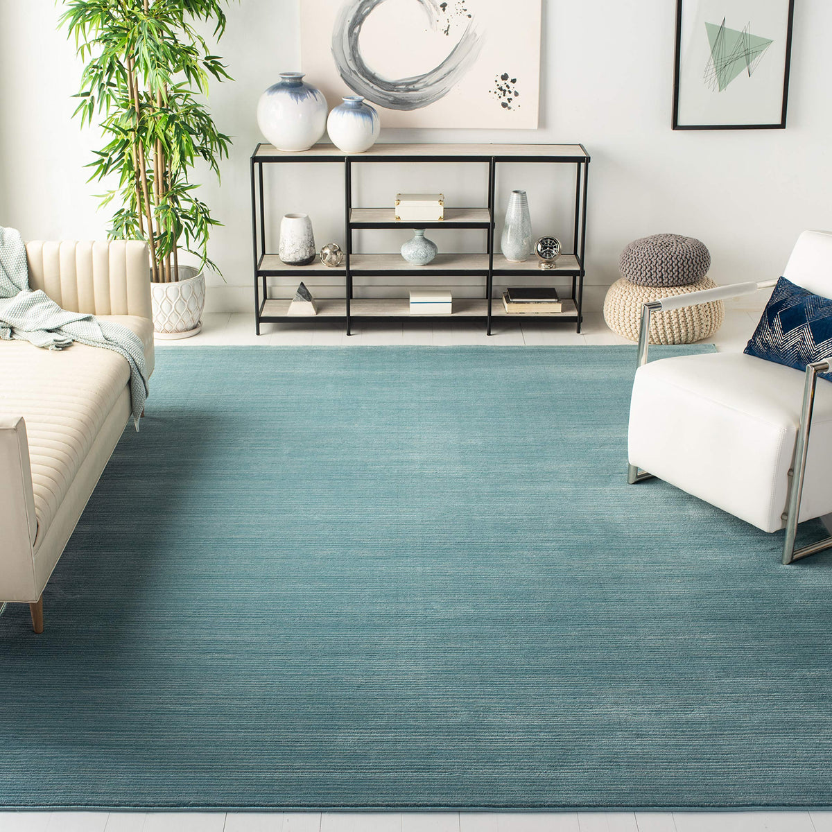 SAFAVIEH Vision Area Rug 8x10 Large, Modern Tonal Brown VSN606E